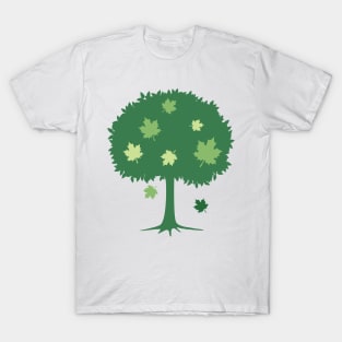 Earth Day Cartoon Tree T-Shirt